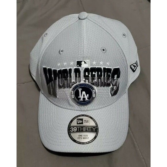 New Era MLB LA Los Angeles Dodgers 39THIRTY 2020 World Series Hat Cap Champions - Picture 1 of 6